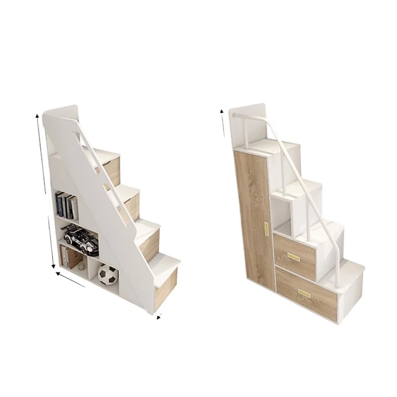 

Ladder household upper and lower bed ladder cabinet sold separately Storage stair cabinet Bookshelf drawer cabinet Wardrobe ladd
