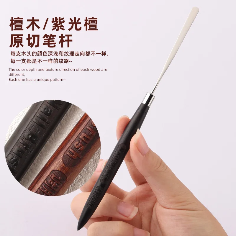 100Pcs Nail Glue Stick Japanese Rosewood Stainless Teel Nail Golish Glue Stick Phototherapy Glue Stick