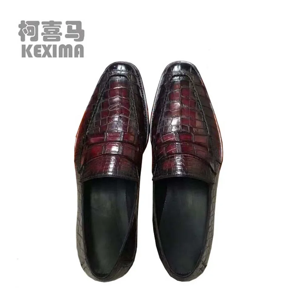 

yingshang новые мужские формальные туфли мужские из крокодиловой кожи мужские крокодиловые мужские
