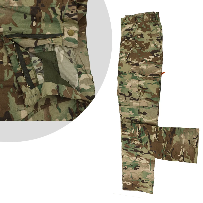 Uniform Men\'s Camouflage Tactical Suit Outdoor Hiking Hunting clothing Combat Shirt Training clothes