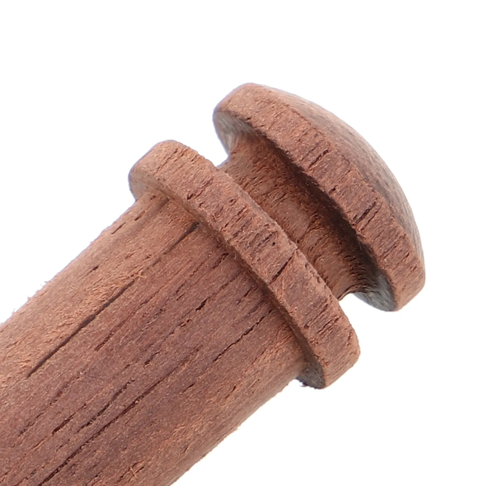 3Pcs Handcrafted Wood Guitar Strap Buttons Rosewood Maple Ebony 12Mm End Pins for Acoustic Electric Guitar Strap Lock