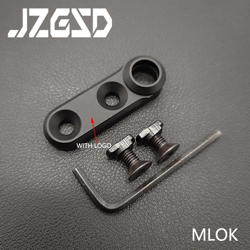 MLOK QD Sling Swivel Mount Quick Release Shoulder Strap Connect Point Adapter Fit MLOK System Tactical Metal CNC Sling Mount