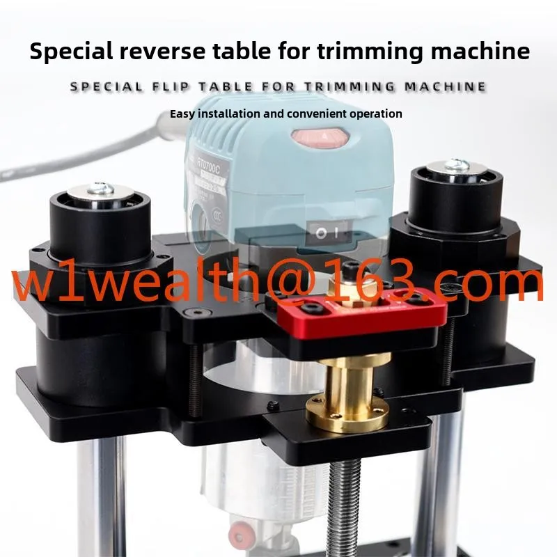 GD709 trimming machine flip-chip lifting table woodworking table bakelite milling small gong machine milling edge slotting