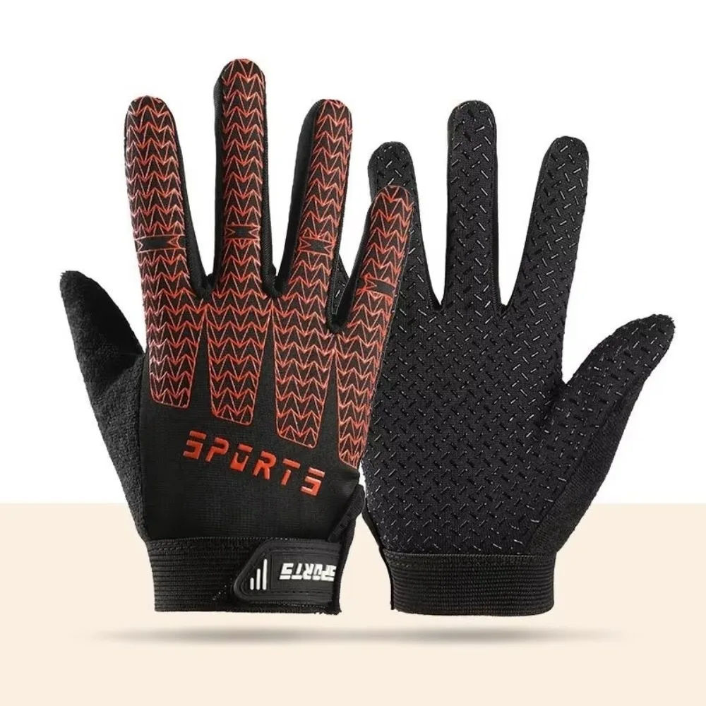 Breathable Kids Training Gloves Anti Slip Wear Resistant Outdoor Cycling Gloves Full Finger Design Anti Cocoon
