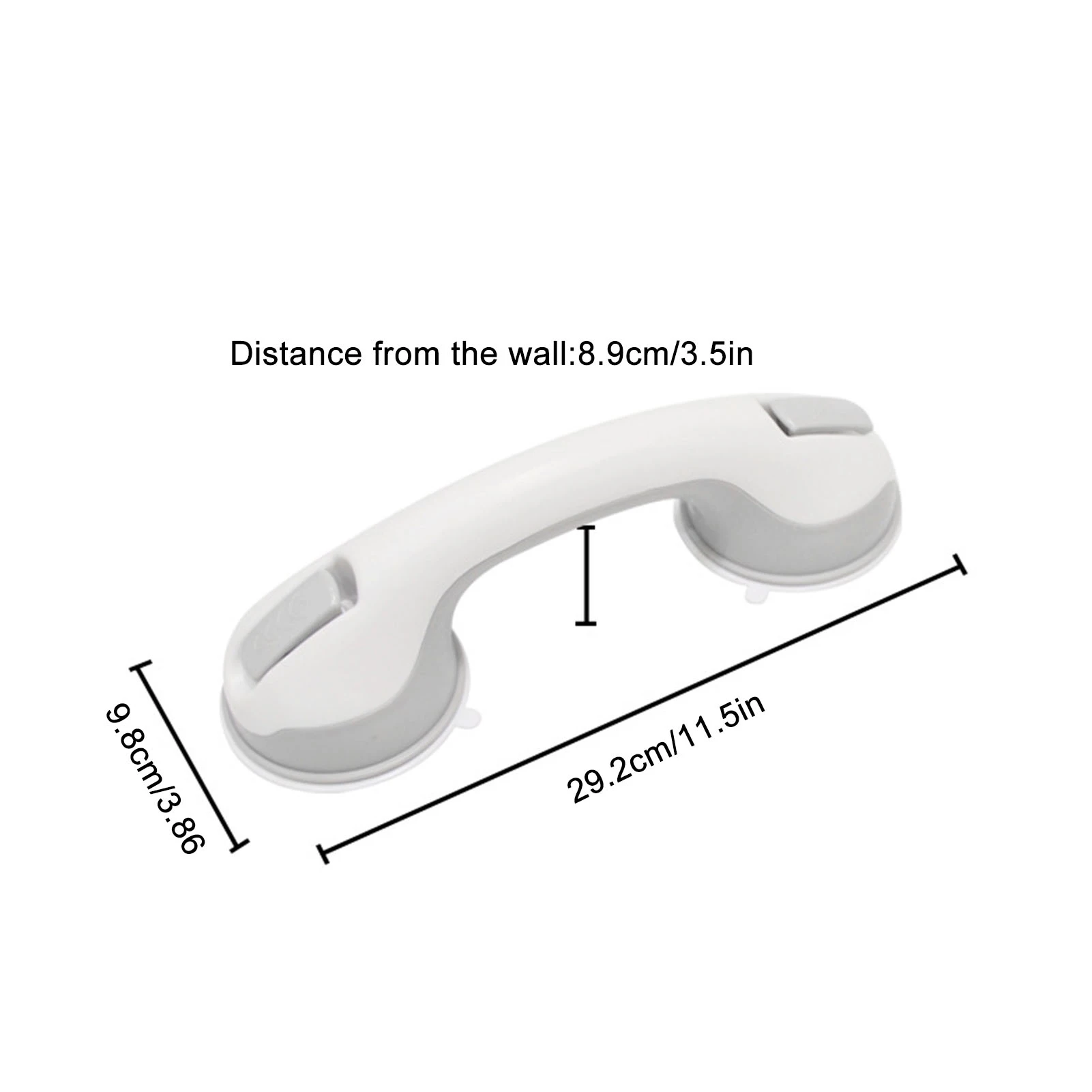 Shower Handle Bathroom Shower Handle With Strong Hold Suction Cup Bath Shower Handle Bath Rail Household For Disabled