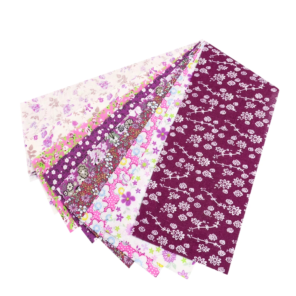 Teramila Neuheiten Bunte Design 6-8 PCS /Lot 9CM x 50CM Nähen Material Baumwolle Gelee rollen Streifen Plain Stoff Patchwork – Detail 32