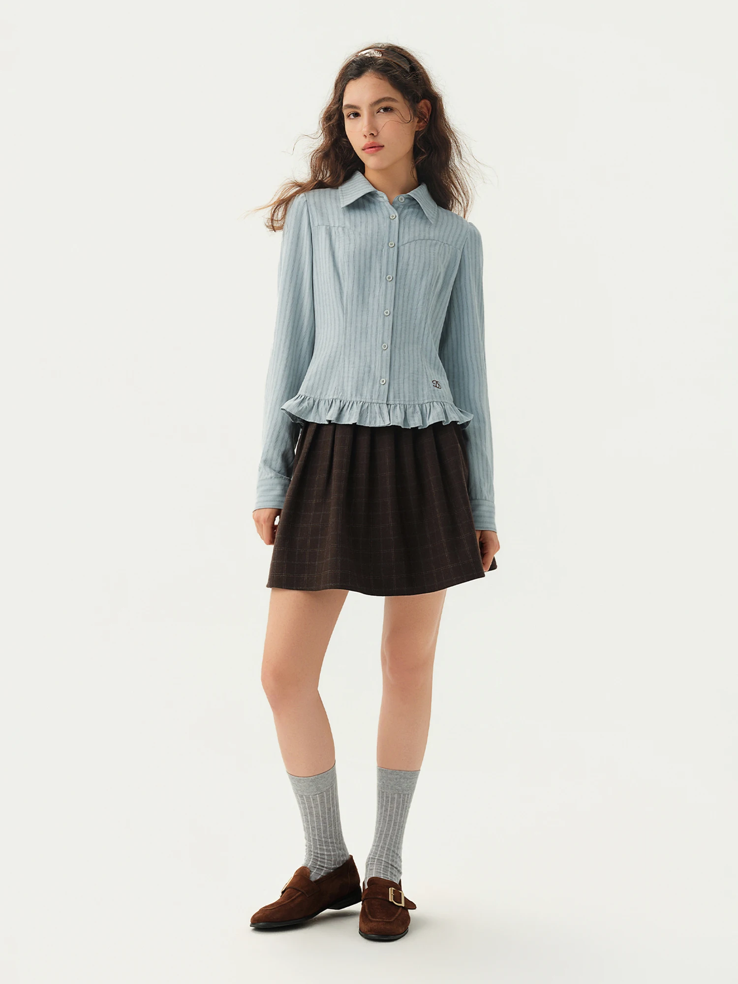 DUSHU 2026 Winterblouse voor d - Blouse Off Shoulder recensie en prijs