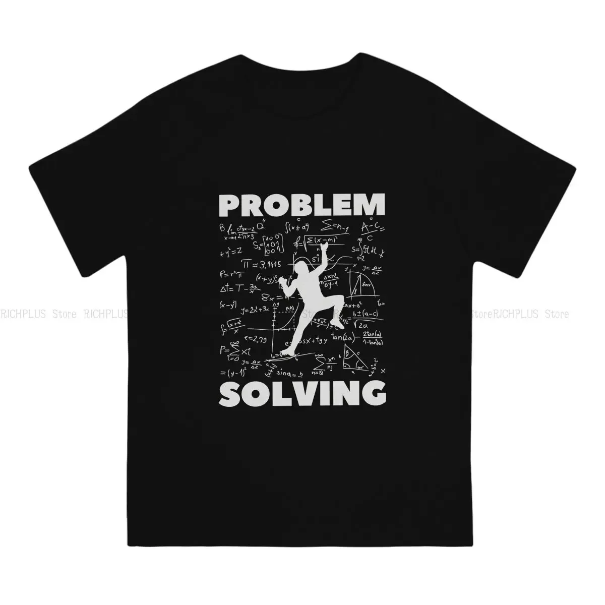 Climbing Outdoor Sports Creative TShirt for Men Problem Solving Rock Bouldering Round Neck Polyester T Shirt Streetwear