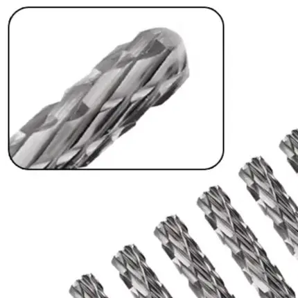 Cutter Rotary Burr Home C Type Carbide Cutting Efficiency File Reliable Rotary Steel Sturdy Beneficial Workmanship