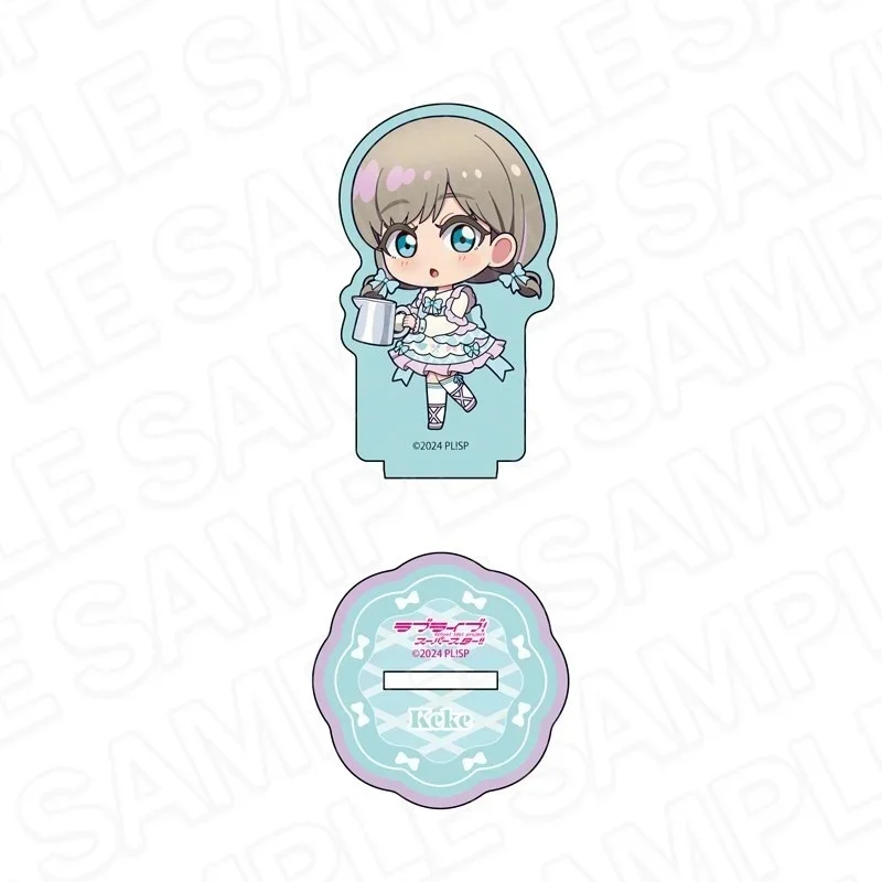 Anime Love Live! Superstar!! Kanon Shibuya Q-style Acrylic Stand Model Plate Keychains Bedroom decoration Fans Gifts