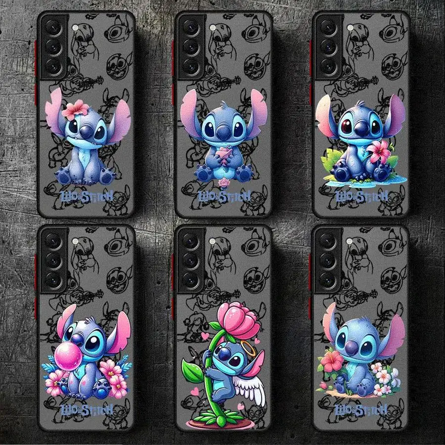 

Disney Cute Stitch Phone Case for Samsung S24 S23 S22 S21 S20 S10 S9 S10 Plus S24 S23 S22 S21 S20 Ultra S23 S21 S20 FE S10 4G