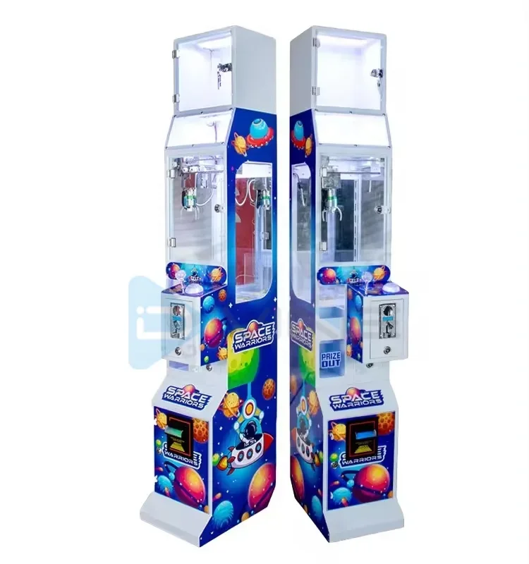 

Amusement Coin Operated ODM/OEM Arcade toy Claw Vending Machine Mini Claw Crane Machine With Top Locker Showcase