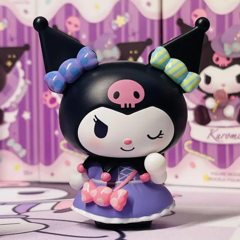 Sanrio Kuromi Blind Box Süßes oder Saures ohne Zucker Anime Überraschung sbox mysteriöse Vermutung Puppen tasche Kawaii Figur Spielzeug