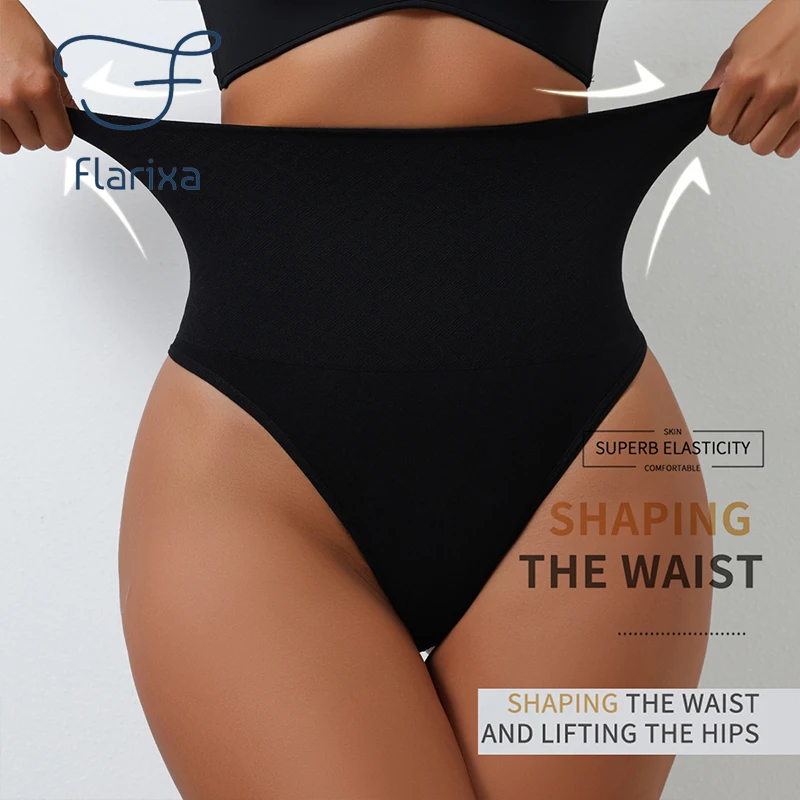 Flarixa 2025, hohe Taille, nahtlos, Damen-Höschen, G-String, Dessous, Bauchkontrolle, formender Gürtel, Former-Unterwäsche