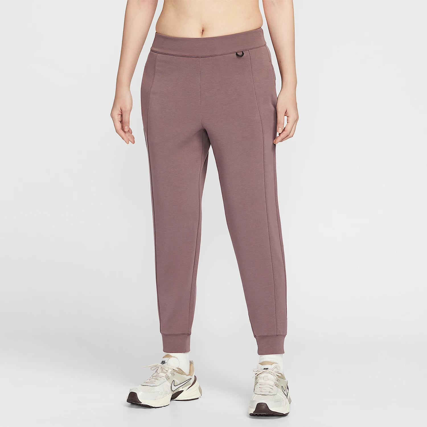 Nike genuine Dri FIT women's mid waist, ankle cinching, simple and dry pants HQ8185-502
