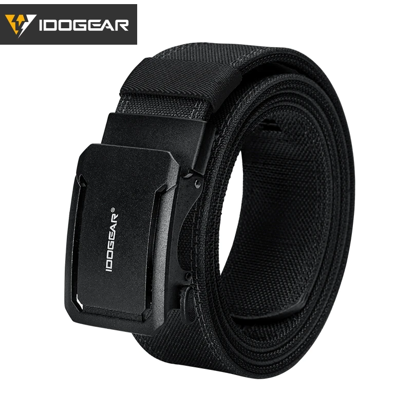 

IDOGEAR SPORTS Quick-Adjust Tactical Ratchet Belt | Heavy-Duty 1.75" 1000D Nylon for EDC, CCW & Duty Use 3439