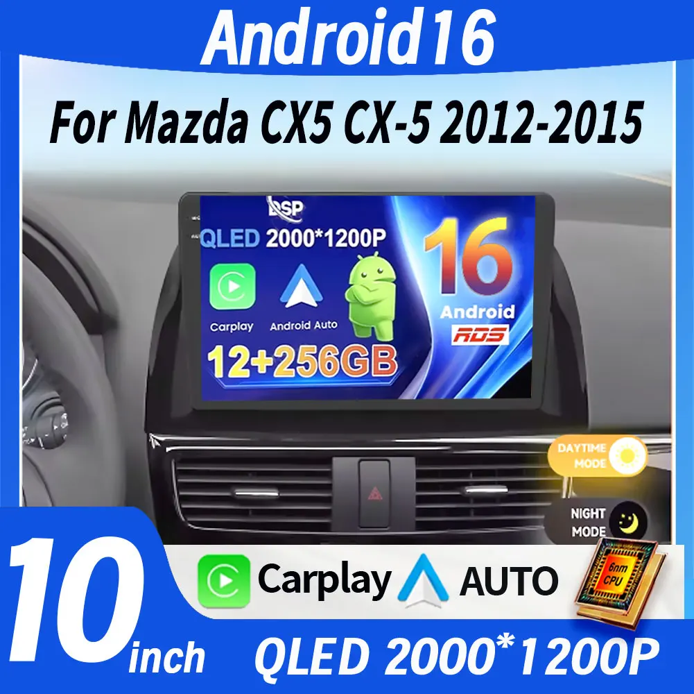 

10" Android16 Auto Car radio Multimedia Video player For Mazda CX5 CX-5 2012-2014 2015 Navigation GPS Stereo 4G WIFI Carplay SWC