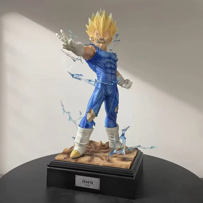 

Коллекционная фигурка Dragon Ball Majin Ssj2 Vegeta, 30 см, из ПВХ, с подставкой, аниме-модель, игрушка, декор для рабочего стола, подарок