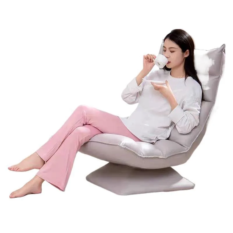 

Lazy sofa, balcony living room single , bedroom study tatami foldable, rotating leisure