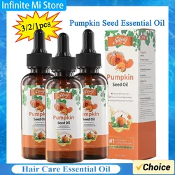 1/2/3Pcs Hair Care Serum Pumpkin Seed Essential Oil Nourishing Hair Enhancer Thicker Improve Split Hair Rough Hair Care