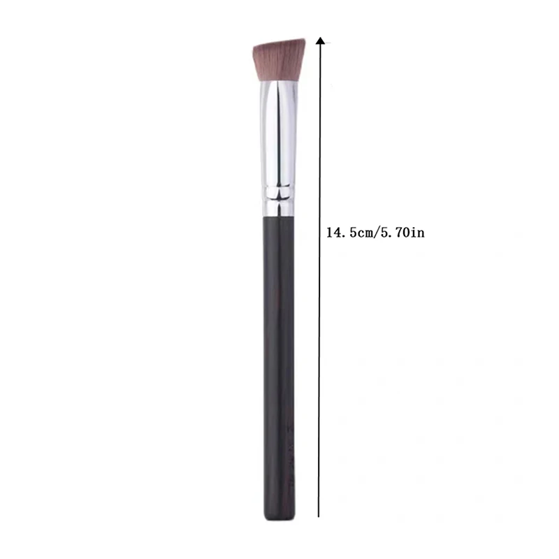 Angled Triangle Concealer Brush Contour Highlighter Concealer Brush Synthetic Hair Makeup Brush Traceless Foundation Brush