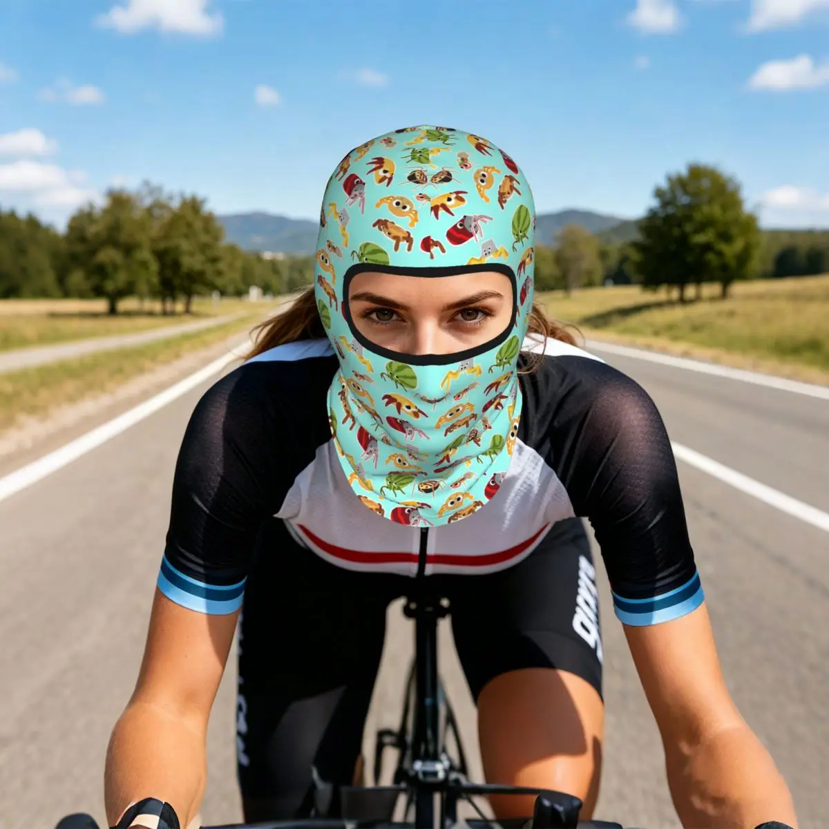 Bugsnax Bug Pack Fan Art Kinda Bug Breathable Thin Balaclava Full Face Mask Sun Protection Neck Gaiter For Motorcycle Outdoor
