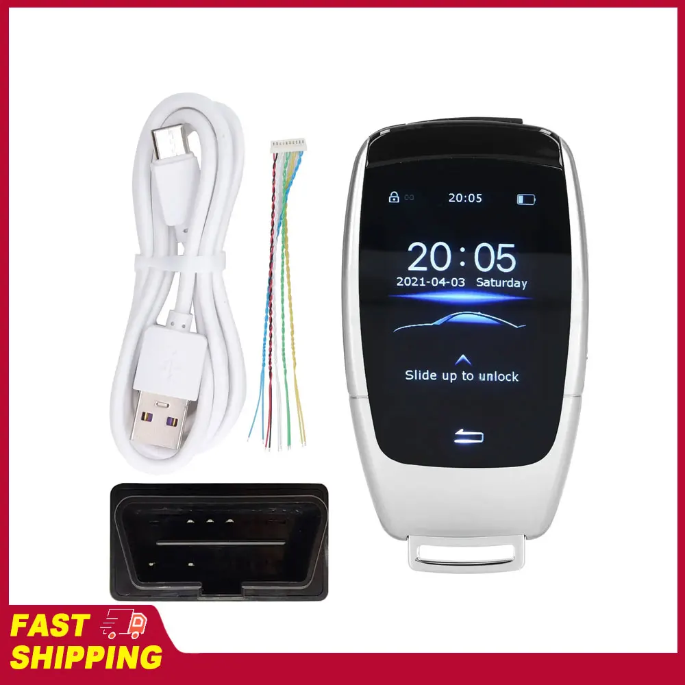

TK900 LCD Touch Screen Smart Key Remote Keyless Entry Universal Remote Control Car Key for Start Stop Engine Button Models
