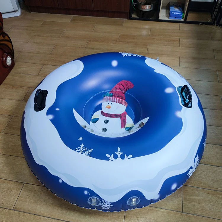 PVC 재질의 튼튼한 눈썰매, 어린이용 겨울 야외 썰매 스포츠, 재미있는 겨울 눈썰매