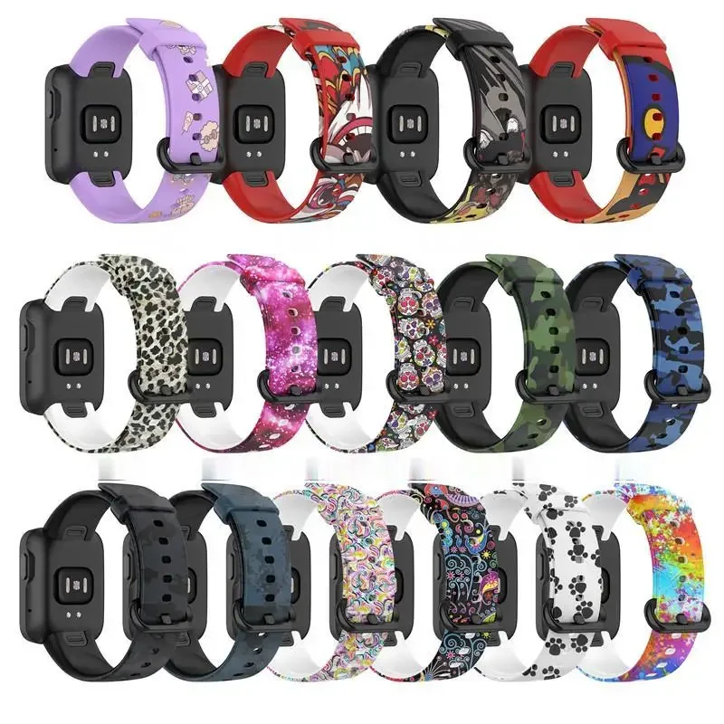 Silicone Strap For Xiaomi Mi Watch Lite Global Version Smart Watch Replacement Bracelet Wristband for Redmi Watch 1 Band