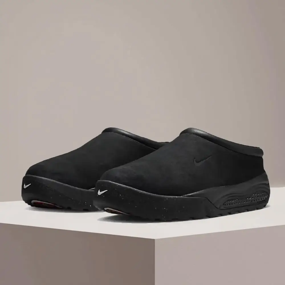 

Мужские тапочки Nike (NIKE) ACG RUFUS: стильные, универсальные, нескользящие, прочные, с круглым носком, модель FV2923-001.