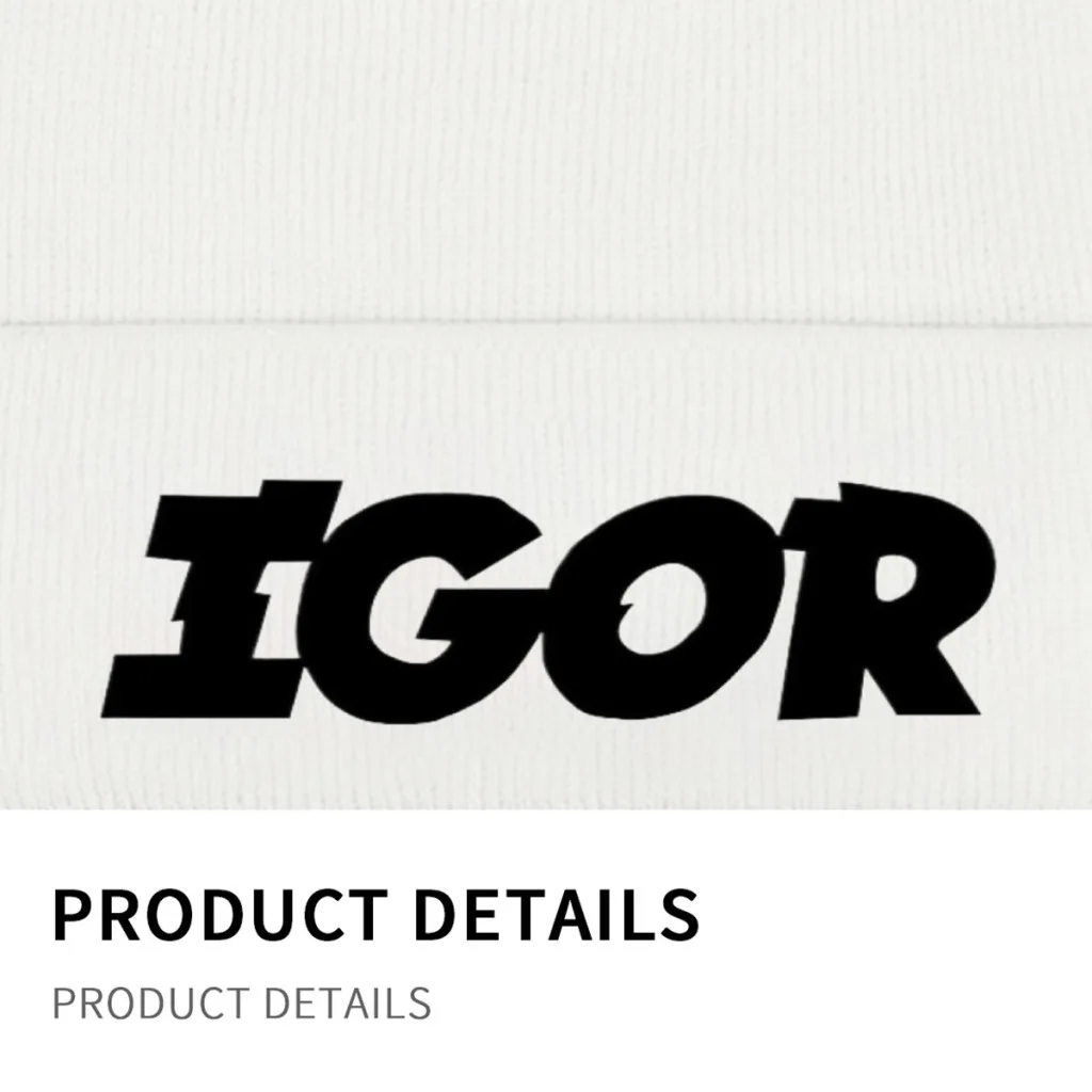 عنوان Igor - قبعة تايلر ذا كريتور الحياكة قبعة صغيرة قبعات Skullies Beanies قبعة تزلج قبعات بونيه ناعمة شتاء دافئ