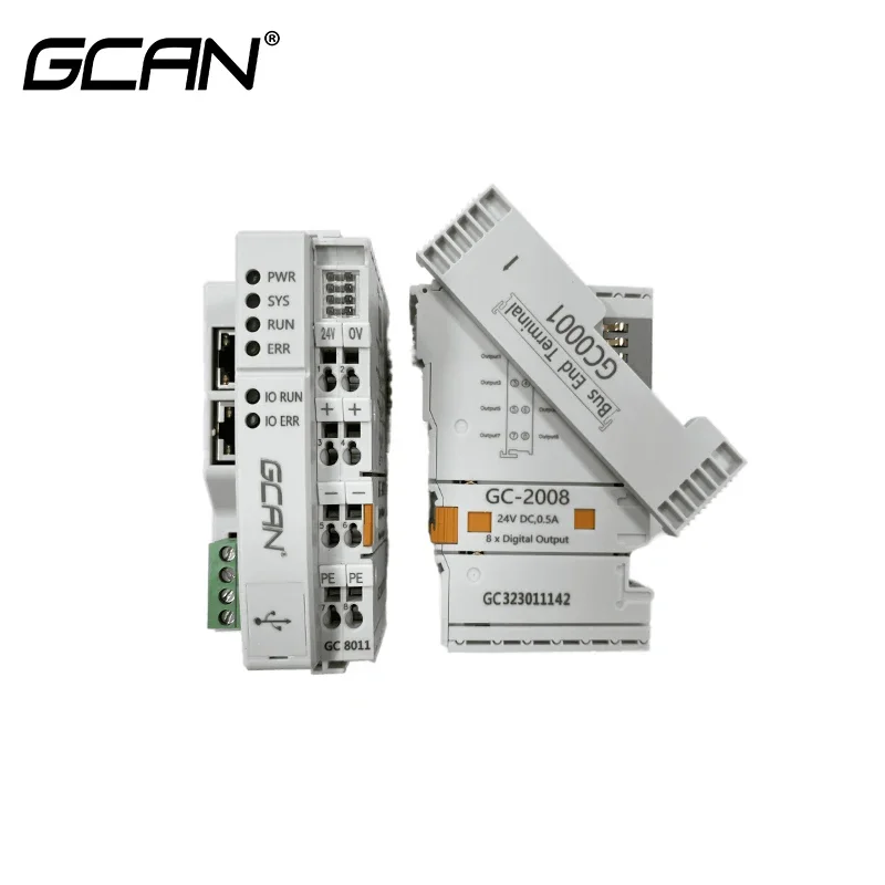 GCAN-PLC Complies With IEC61131-3 Standard Five Programming Languages Micro Usb Complete Debugging Download