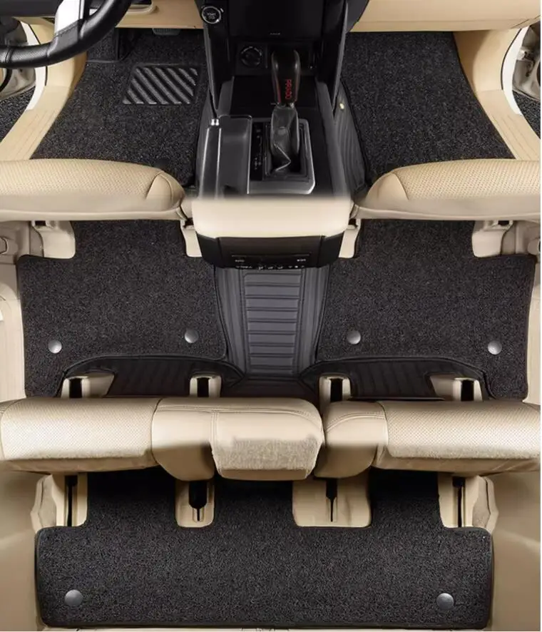 

Специальные автомобильные коврики на заказ для Mercedes Benz GLE 300 350 400 450 580 SUV 7 мест 2026-2020 Высококачественные двухслойные ковры