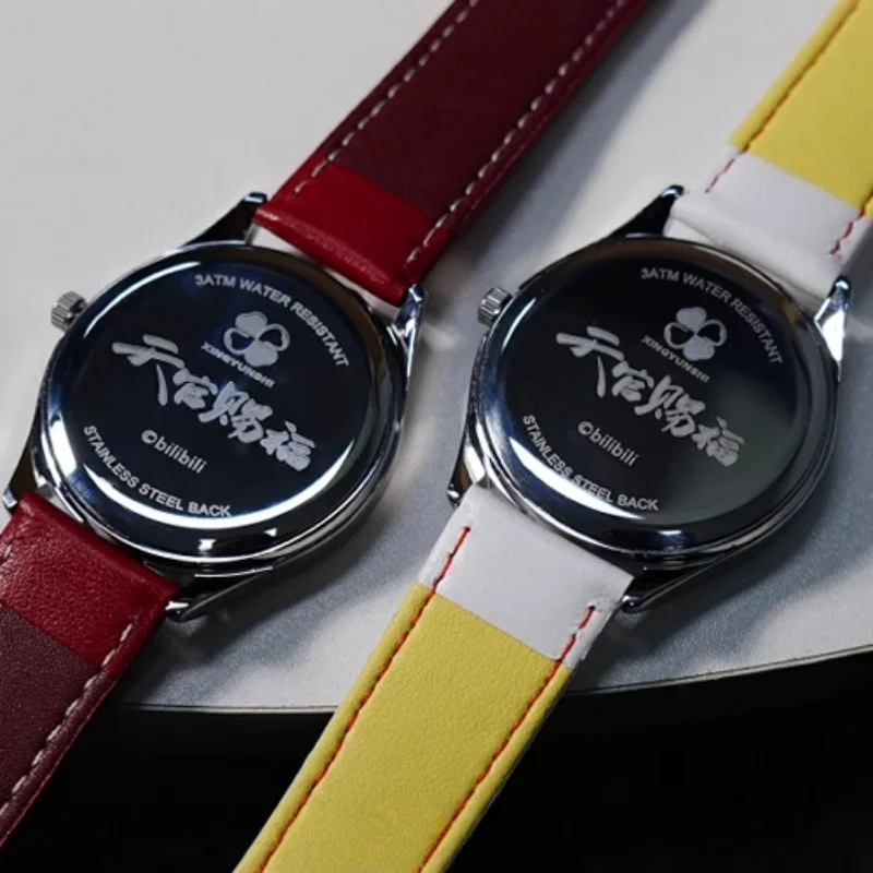 ساعة Lucky Stone TianGuanCiFu الرسمية التعاونية أنيمي الرسوم المتحركة المحيط شيه ليان Huacheng ساعة كوارتز لعبة Gitf العصرية #4