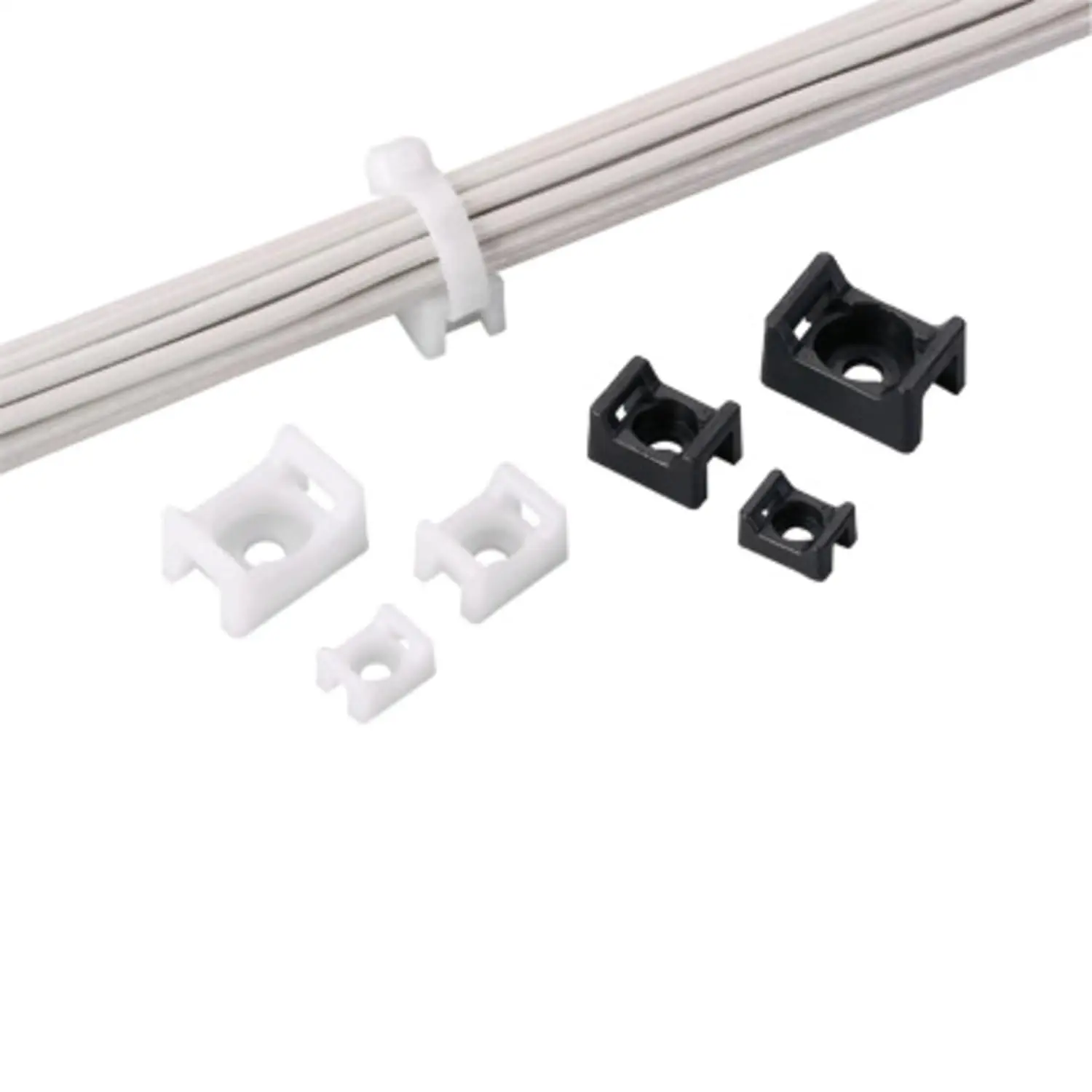

TM2S8-C Cable Tie Mount, .43-Inch, #8 Screw, Nylon (100-Pack)