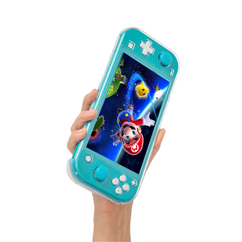 Przezroczyste etui NS Twarda osłona ochronna Anti-Scratch Crystal Shell Kompatybilna z akcesoriami do konsoli do gier Nintendo Switch Lite