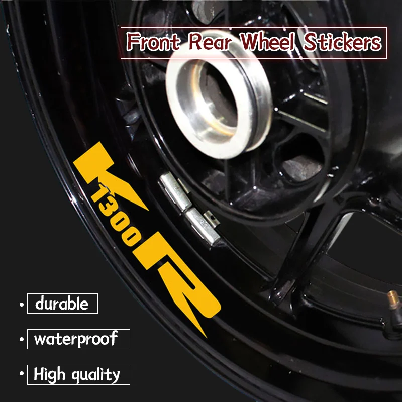 

k1300r Motorcycle Wheel Decal Stickers Outer Rim Reflective Waterproof Decorative Stickers For BMW K1300R K1300 R