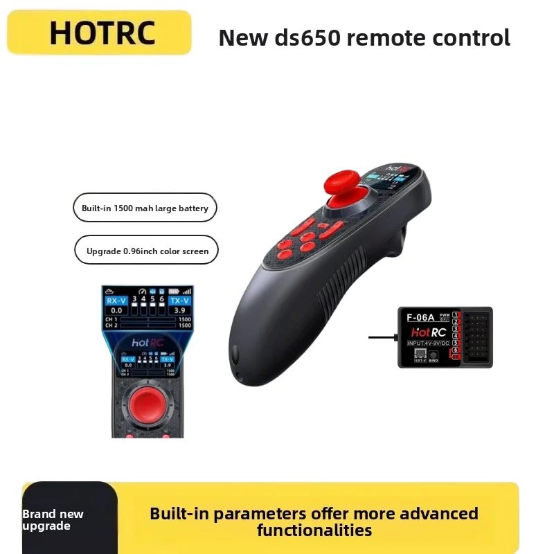 nieuwe DS650 afstandsbediening met kleurenscherm maakt 6-weg bediening met één hand van nettrekkende boten en vissersboten mogelijk