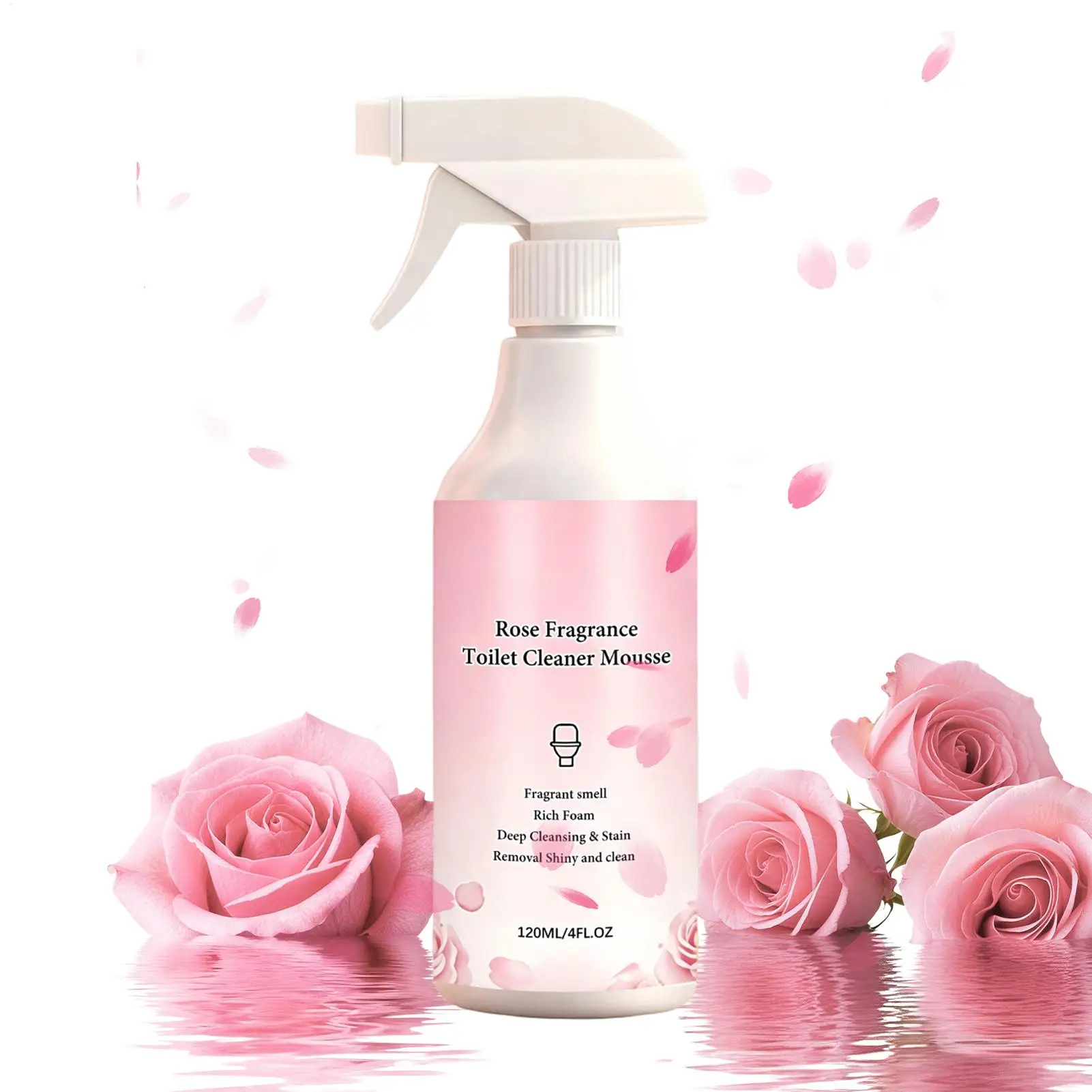 120ml Oilet Foam Cleaner Efficient Removing Urinary Scale Eliminate Odors Restoring Toilet Shine Toilet Descaling And Cleaning
