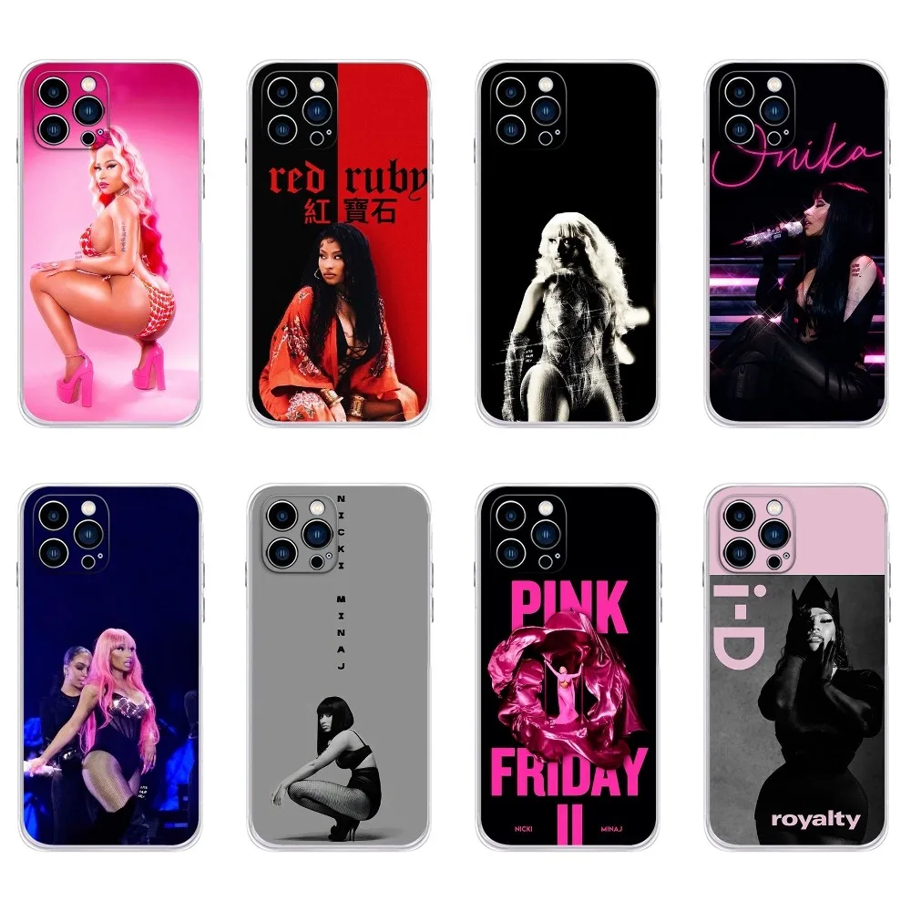 Singer N-Nicki M-Minaj Phone Case  For IPhone 15,14,13,11,12 Pro Max Mini X XR XS 7,8 Plus SE Transparent Cover