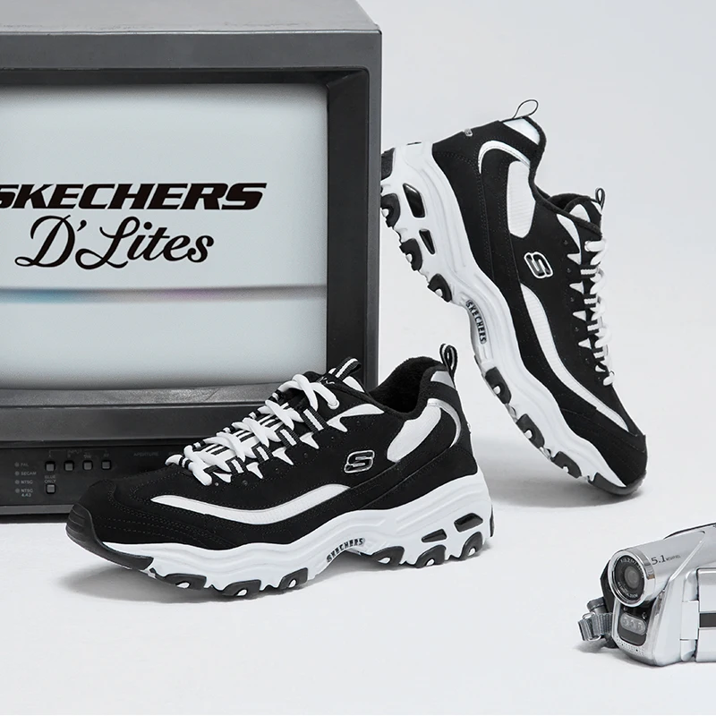 

skechers shoes for men "D'LITES 1.0" dad shoes, simple, comfortable, warm man sneakers