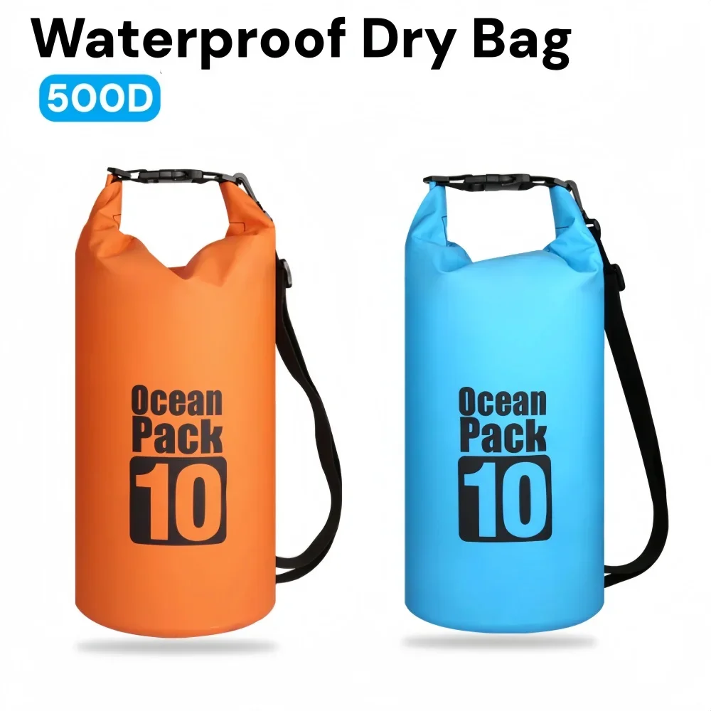 500D Waterproof Dry Bag Floating,Roll Top Dry Sack for Camping Hiking Outdoor Travel,Gear Storage for Kayaking Beach Fishing