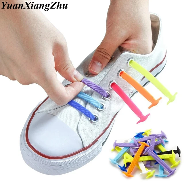 Silicone shoelaces hot sale