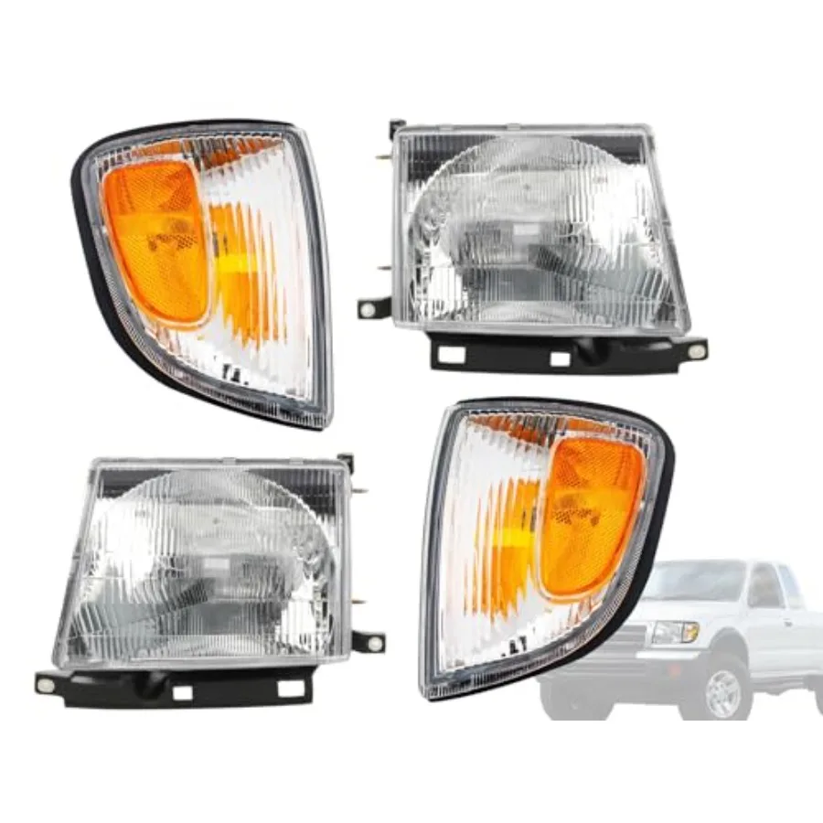 

Replacement Head Light Corner Parking 1997-2000 Tacoma 2WD With PreRunner 1998-2000 4WD Combo SET