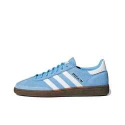 Adidas Originals HANDBALL SPEZIAL Męskie i damskie buty na deskorolkę - Antypoślizgowe, Trwałe, Wygodne, Niski krój, Biały Niebieski