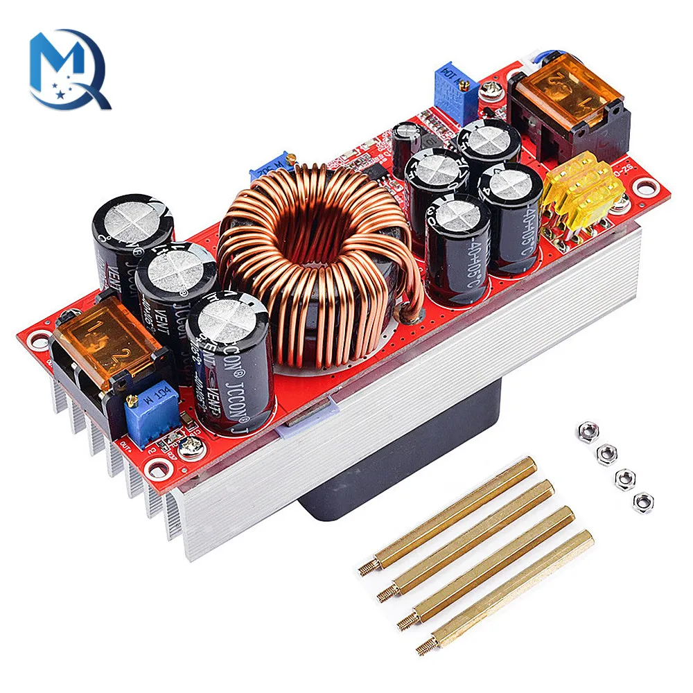 1500W 30A1800W 40A DC-DC Boost Converter Step Up Power Supply Module 10-60V to 12-90V adjustable voltage charger