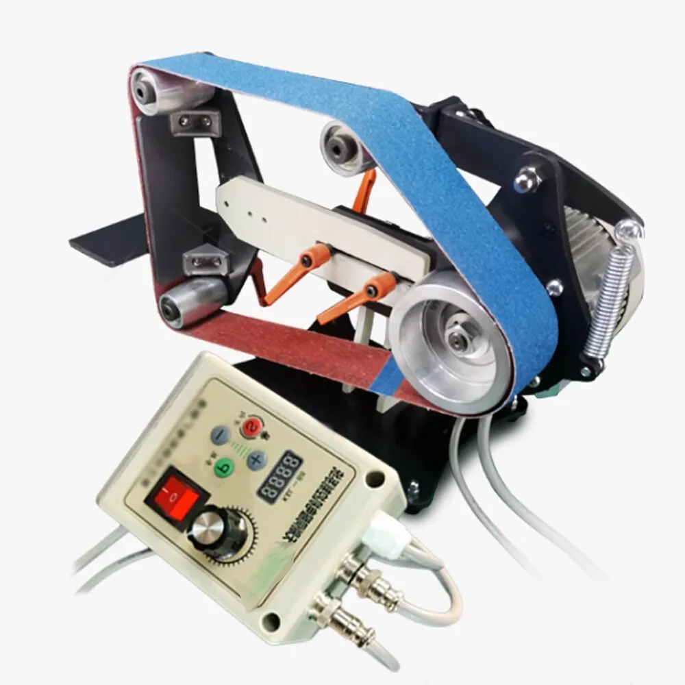 Small Abrasive Belt Machine Vertical Horizontal Sand Machine Grinding Polishing