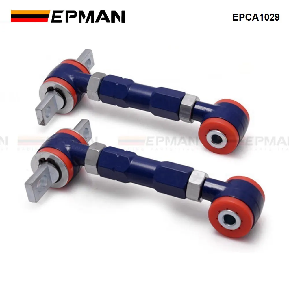 EPMAN New High Quality RACING REAR ADJUSTABLE CAMBER ARMS KIT For 88-01 Honda CIVIC EPCA1029