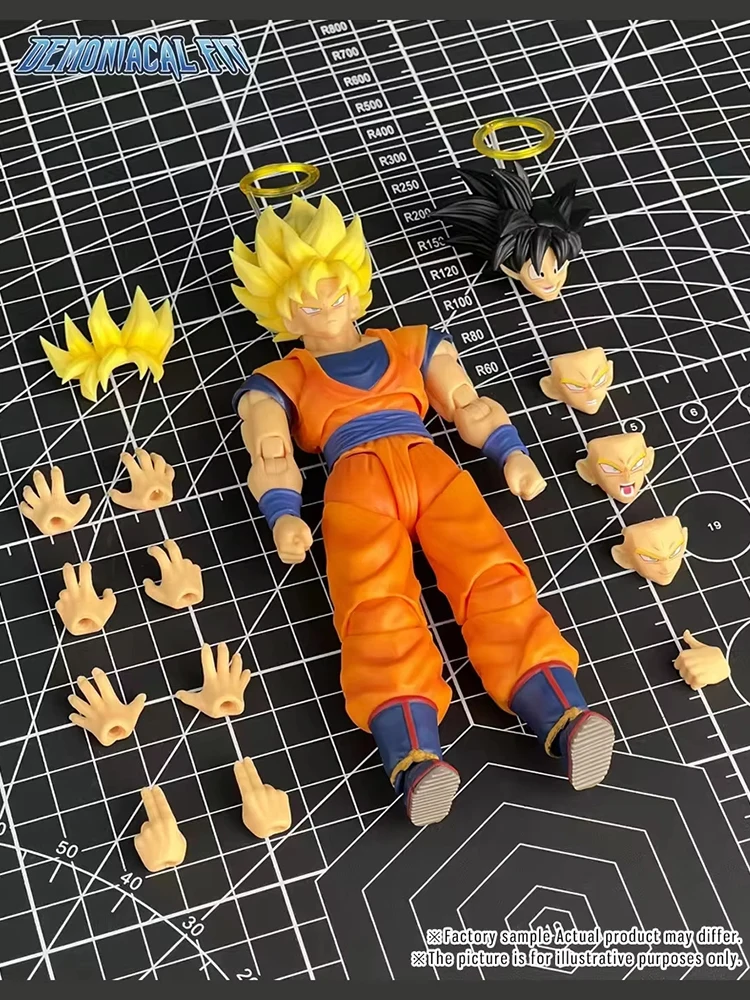 Nouveau figurine Demoniacal Fit Dragon Ball 3.0 Son Goku figurine Dbz Super Saiyan Goku guerrier de l'autre jouet de statue de rivage