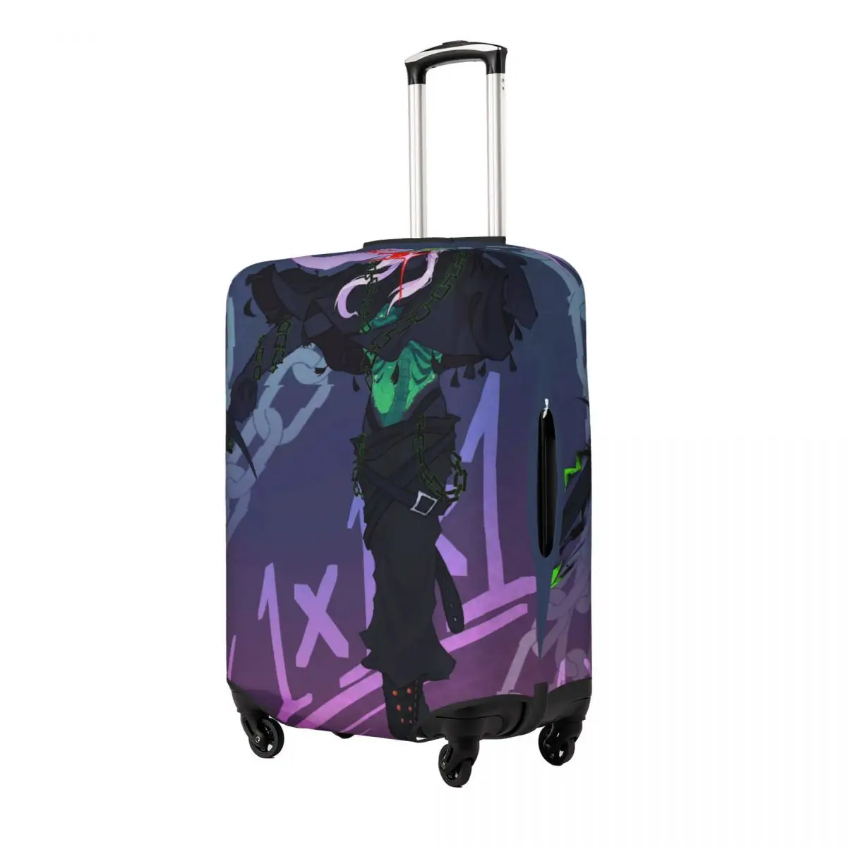 Forsaken 1x1x1x1 Suitcase Cover Fun Business Protector Luggage Case Flight